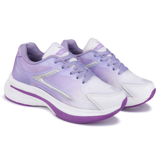 Bersache Premium Sports ,Gym, Trending Stylish Running shoes for Women (9117-Purple)