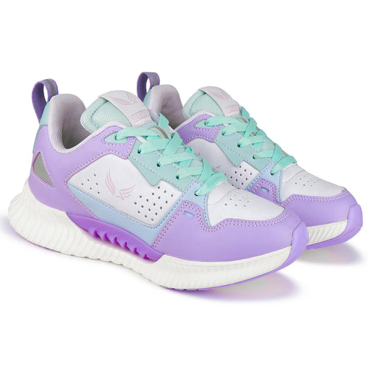 Bersache Premium Sports ,Gym, trending Stylish Running shoes for Women (9144-Purple)