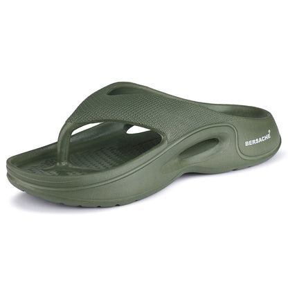 Bersache Comfortable Stylish Clogs For Men (6065-Green)