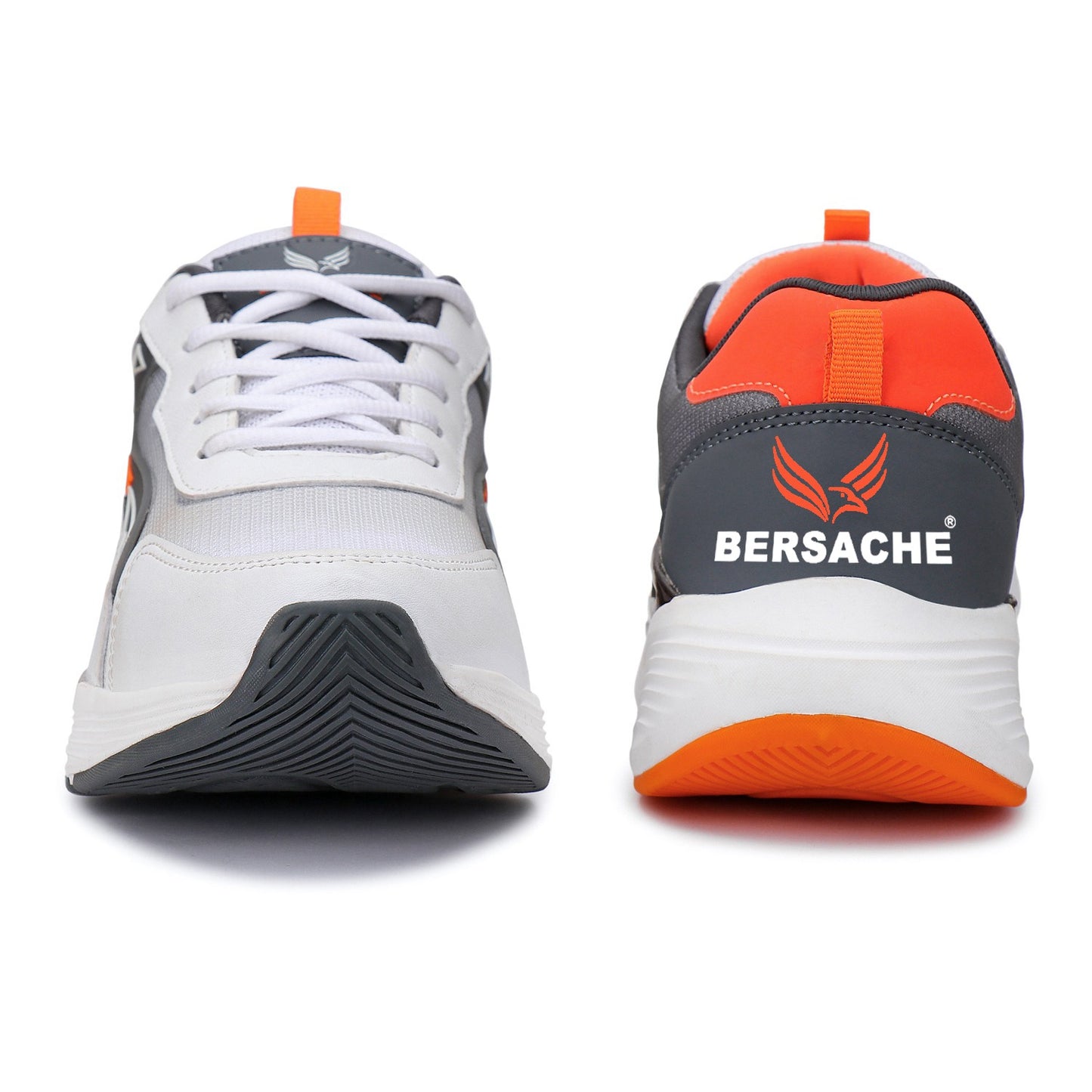 Bersache Premium Sports ,Gym, trending Stylish Running shoes for men (9072-Orange)