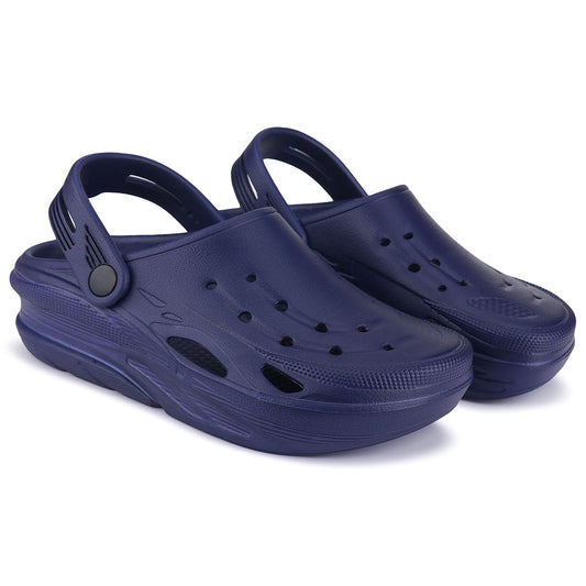 Bersache Comfortable Stylish Clogs For Men (6062-Navy)