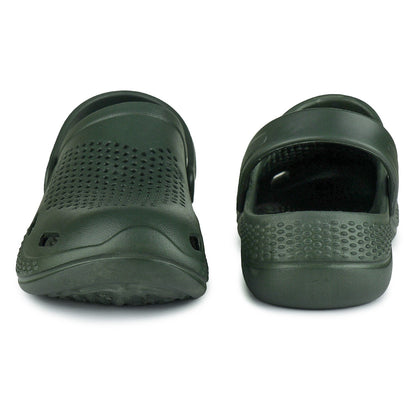 Bersache Comfortable Stylish Clogs For Men (6068-Green)