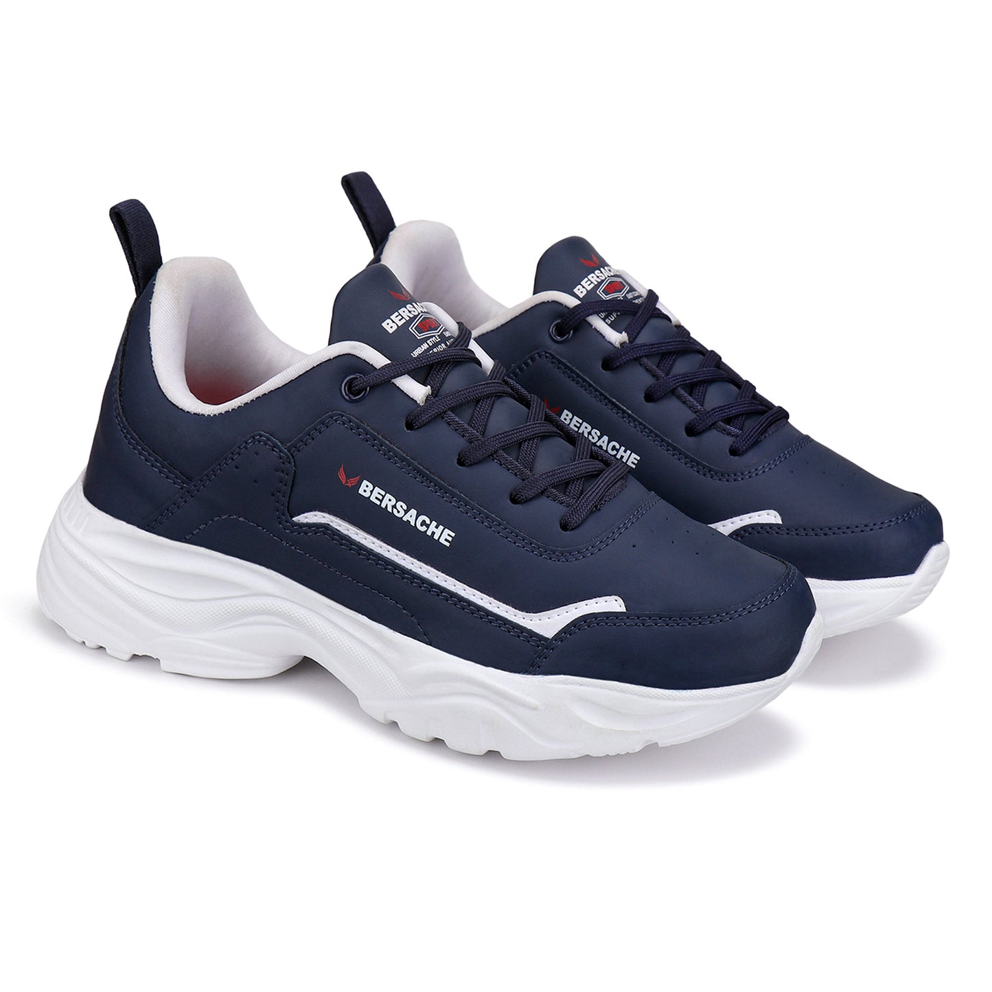 Bersache Premium Sports ,Gym, trending Stylish Running shoes for men (7055-Navy Blue)