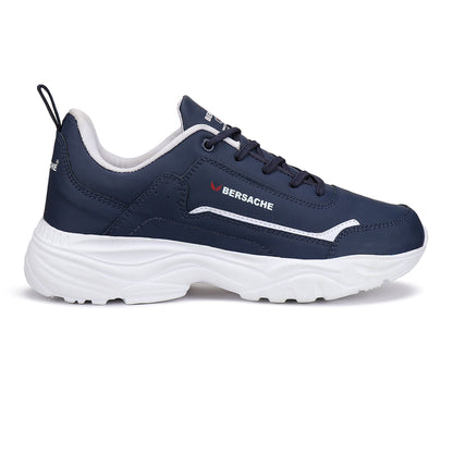 Bersache Premium Sports ,Gym, trending Stylish Running shoes for men (7055-Navy Blue)