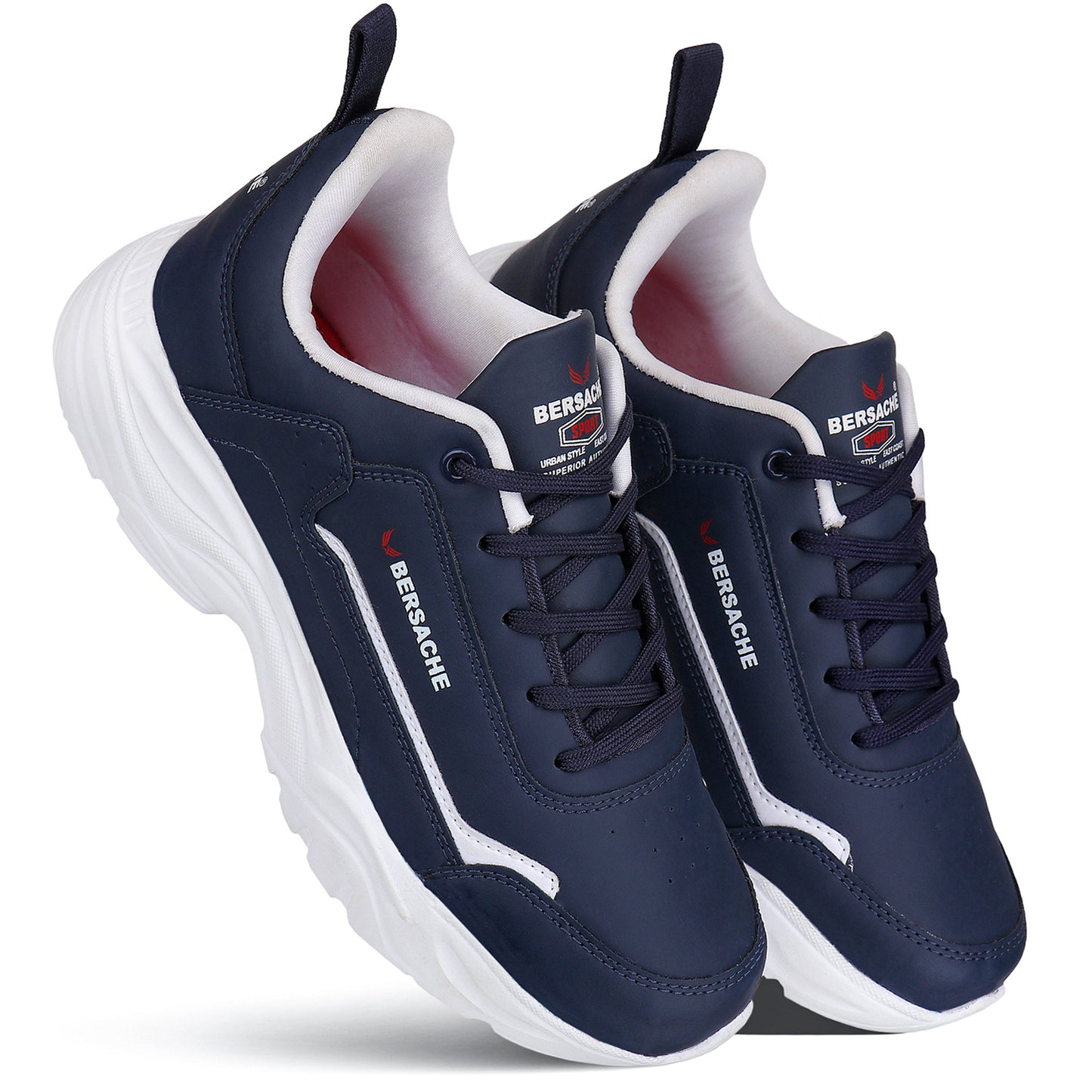 Bersache Premium Sports ,Gym, trending Stylish Running shoes for men (7055-Navy Blue)