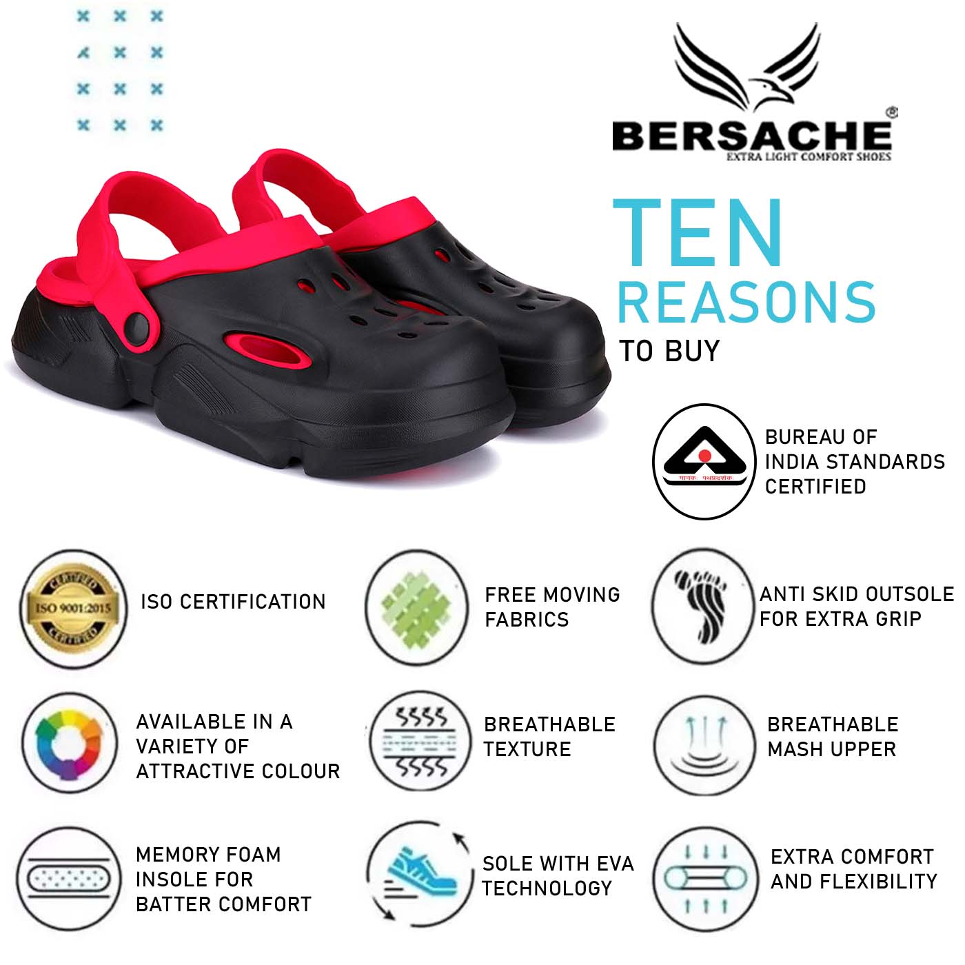 Bersache Comfortable Stylish Flip Flop For Men (6032-Red)