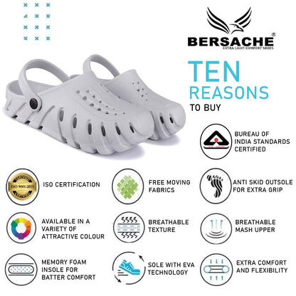 Bersache Comfortable Stylish Flip Flop For Men (6059-Gray)