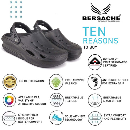 Bersache Comfortable Stylish Flip Flop For Men (6070-Gray)