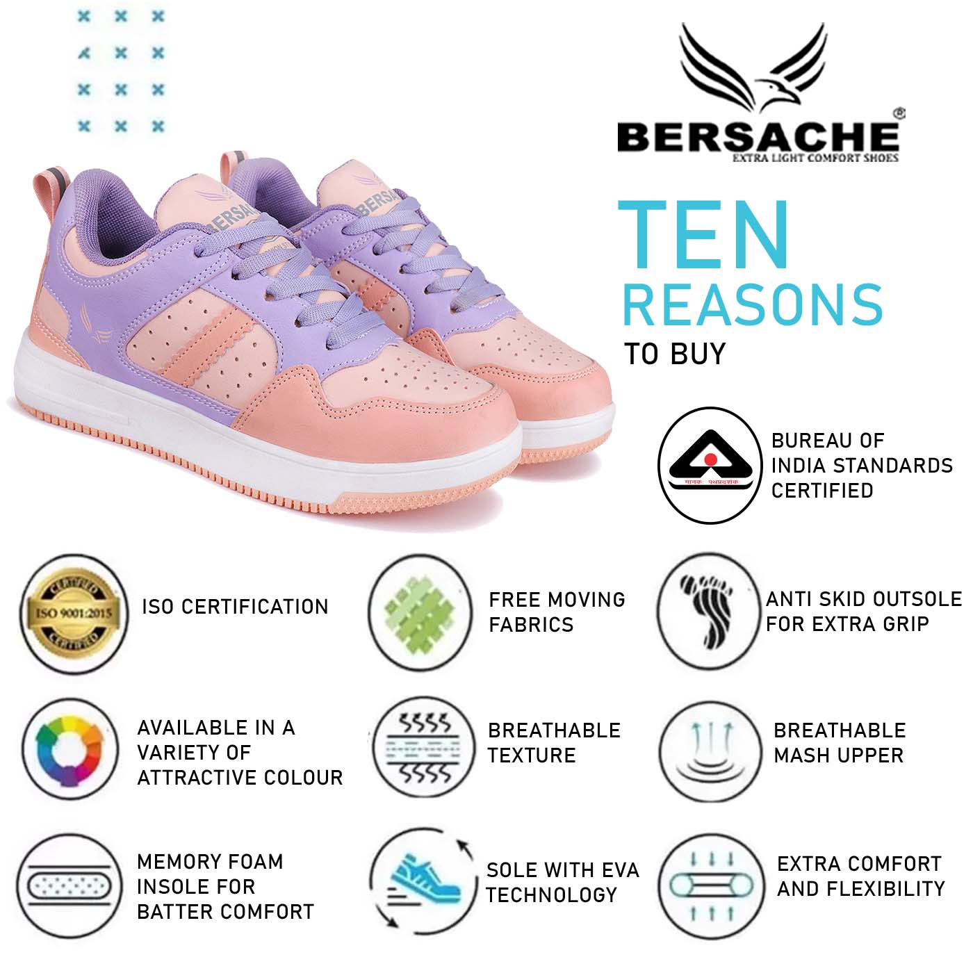 Bersache Sneaker, Loafers ,Casual With Extra Comfort Sneakers For Women's -9135 (Pink)