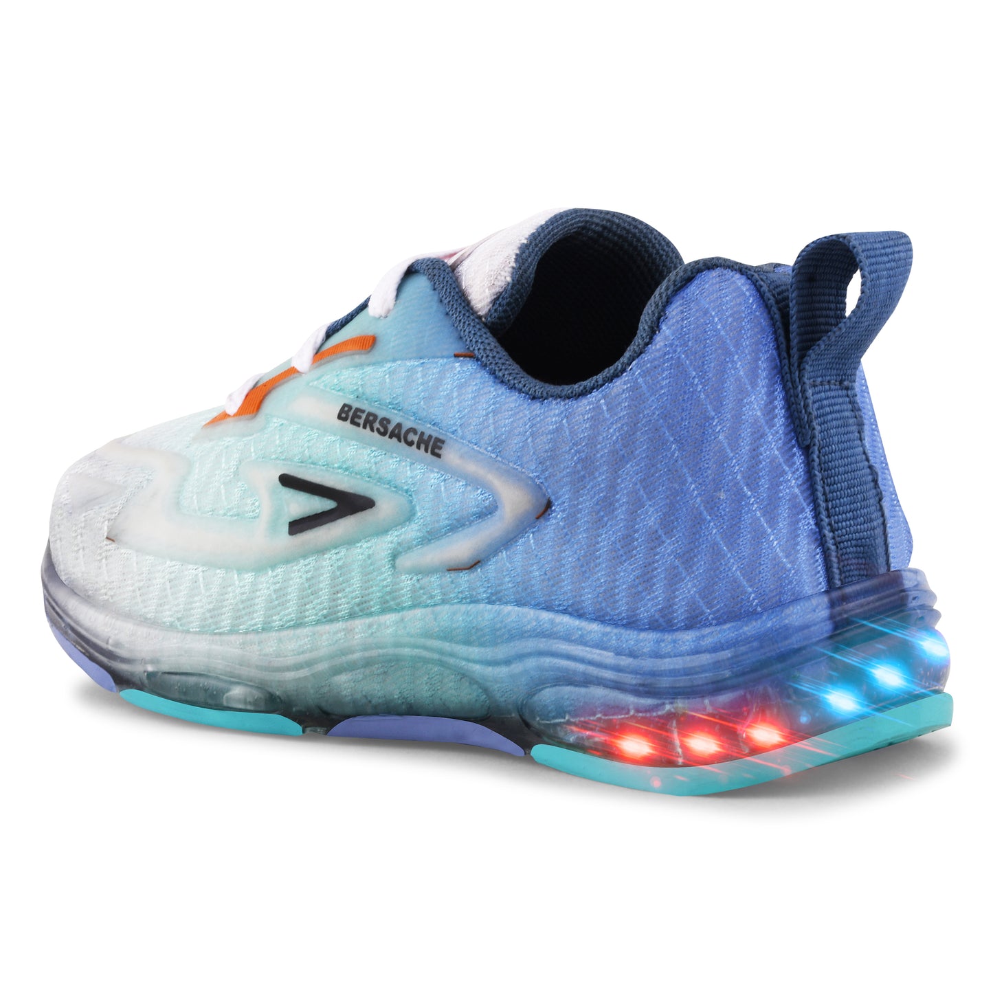 Bersache Premium Sports Lighting shoes, trending Stylish Running shoes for Kids 8033- Blue